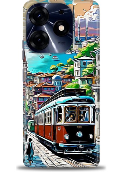 Tecno Spark 10 Pro Kılıf Hd Baskılı Kılıf + Seramik Tam Kaplayan Ekran Koruyucu 225