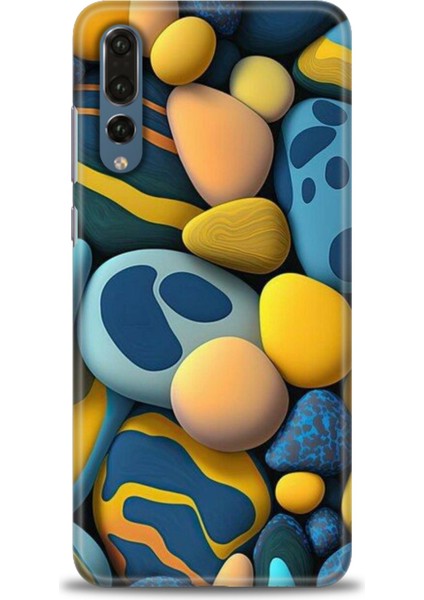 Huawei P20 Pro Kılıf Hd Baskılı Kılıf + Seramik Tam Kaplayan Ekran Koruyucu 343