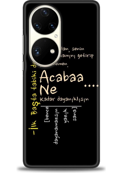 Huawei P50 Pro Kılıf Hd Baskılı Kılıf + Seramik Tam Kaplayan Ekran Koruyucu 393
