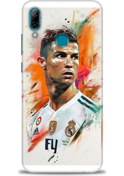 Huawei P Smart 2019 Kılıf Hd Baskılı Kılıf + Seramik Tam Kaplayan Ekran Koruyucu 7
