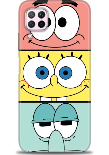 Huawei P40 Lite Kılıf Hd Baskılı Kılıf + Seramik Tam Kaplayan Ekran Koruyucu 454