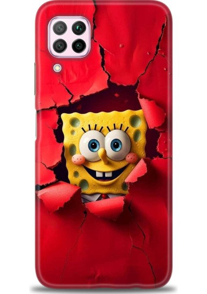 Huawei P40 Lite Kılıf Hd Baskılı Kılıf + Seramik Tam Kaplayan Ekran Koruyucu 458