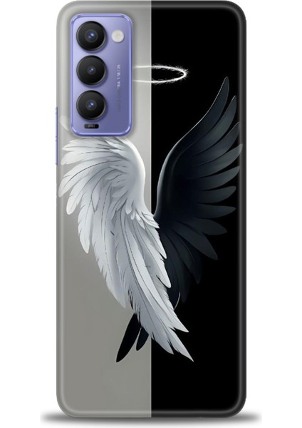 Tecno Camon 18 Kılıf Hd Baskılı Kılıf + Seramik Tam Kaplayan Ekran Koruyucu 146