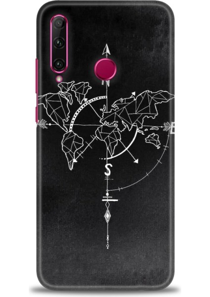 Huawei Honor 20 Lite Kılıf Hd Baskılı Kılıf + Seramik Tam Kaplayan Ekran Koruyucu 87