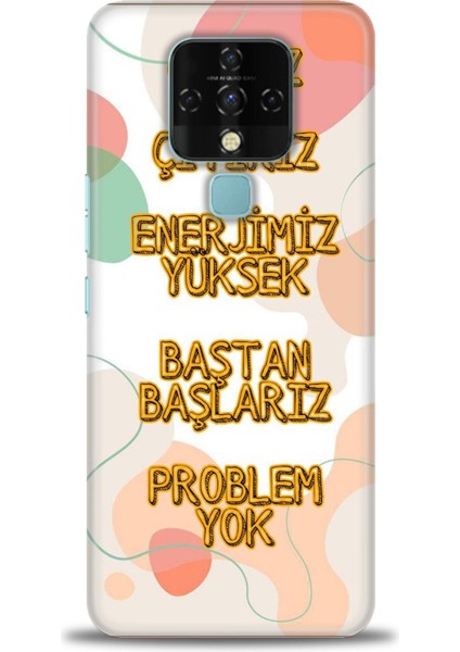 Tecno Camon 16 Kılıf Hd Baskılı Kılıf + Seramik Tam Kaplayan Ekran Koruyucu 170