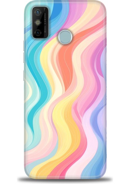 Tecno Spark 6 Go Kılıf Hd Baskılı Kılıf + Seramik Tam Kaplayan Ekran Koruyucu 424