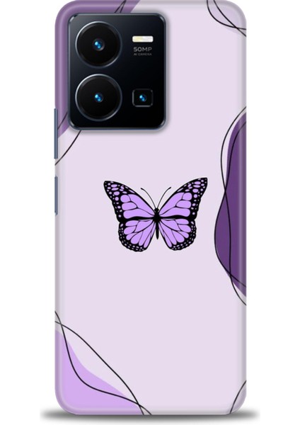 Vivo Y22S Kılıf Hd Baskılı Kılıf + Seramik Tam Kaplayan Ekran Koruyucu 182