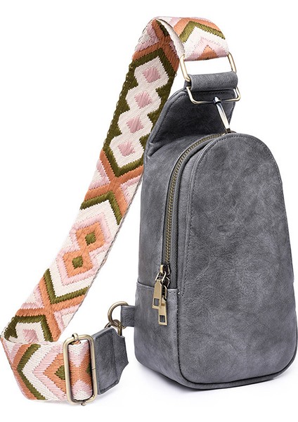 Yeni Stil Kadın Göğüs Çantası Moda Retro Çapraz Küçük Çanta Bel Çantası (Yurt Dışından)