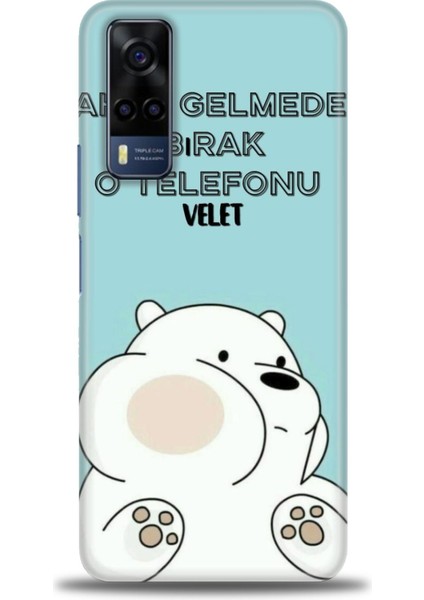 Vivo Y53S Kılıf Hd Baskılı Kılıf + Seramik Tam Kaplayan Ekran Koruyucu 160