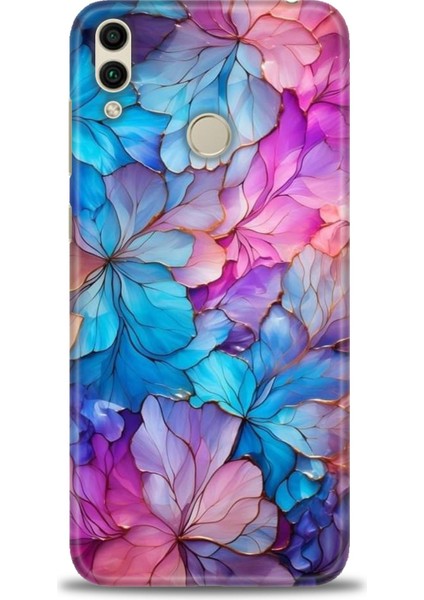 Huawei Honor 8c Kılıf Hd Baskılı Kılıf + Seramik Tam Kaplayan Ekran Koruyucu 325