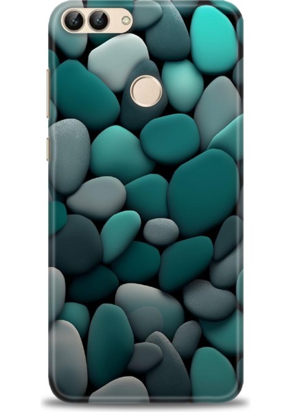 Huawei P Smart Kılıf Hd Baskılı Kılıf + Seramik Tam Kaplayan Ekran Koruyucu 346