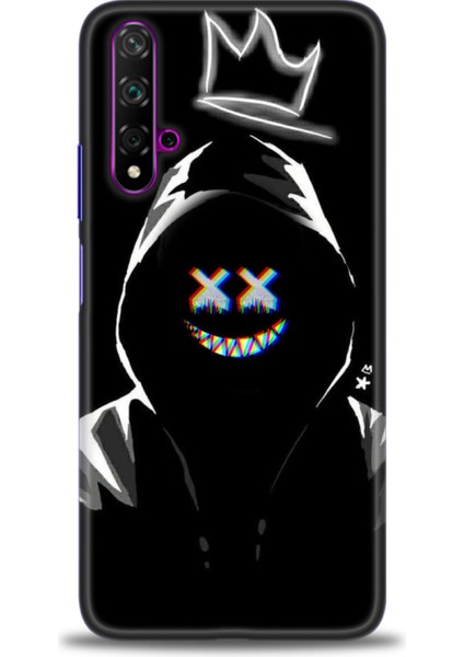 Huawei Nova 5t Kılıf Hd Baskılı Kılıf + Seramik Tam Kaplayan Ekran Koruyucu 351