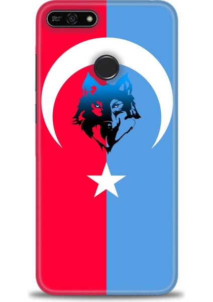 Huawei Honor 7A Kılıf Hd Baskılı Kılıf + Seramik Tam Kaplayan Ekran Koruyucu 462