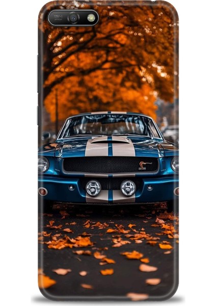 Huawei Y6 2018 Kılıf Hd Baskılı Kılıf + Seramik Tam Kaplayan Ekran Koruyucu 103