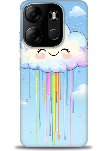 Tecno Spark Go 2023 Kılıf Hd Baskılı Kılıf + Seramik Tam Kaplayan Ekran Koruyucu 307