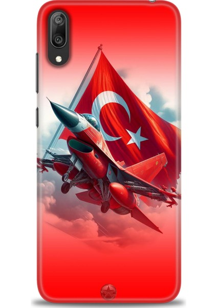 Huawei Y7 Prime 2019 Kılıf Hd Baskılı Kılıf + Seramik Tam Kaplayan Ekran Koruyucu 38