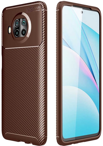 Xiaomi Redmi Note 9 Pro 5g Kılıf Kahverengi Karbon Silikon Orijinal Esnek Ince Geliştirilmiş Dayanıklı Darbe Karşıtı Koruyucu Yeni Nesil Tasarım (Xiaomi Redmi Note 9 Pro 5g, Kahverengi)