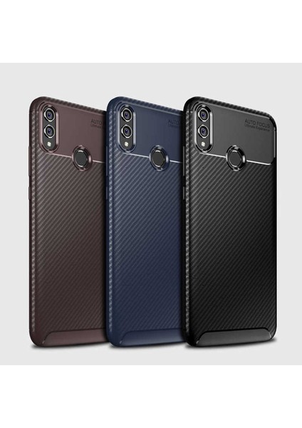 Huawei Honor 8x Kılıf Siyah Karbon Silikon Orijinal Esnek Ince Geliştirilmiş Dayanıklı Darbe Karşıtı Koruyucu Yeni Nesil Tasarım (Huawei Honor 8x, Siyah) modelleri