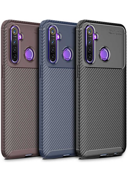 Realme C3 Kılıf Lacivert Karbon Silikon Orijinal Esnek Ince Geliştirilmiş Dayanıklı Darbe Karşıtı Koruyucu Yeni Nesil Tasarım (Realme C3, Lacivert) fiyatları