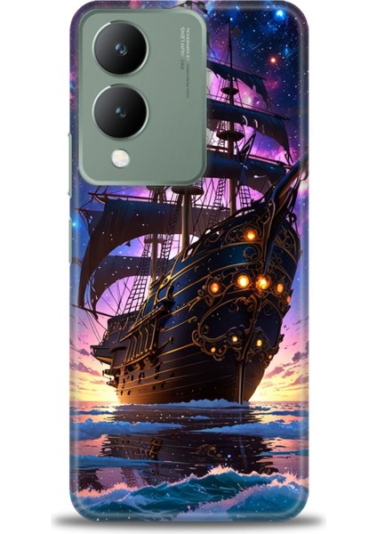 Vivo Y17S Kılıf Hd Baskılı Kılıf + Seramik Tam Kaplayan Ekran Koruyucu 236
