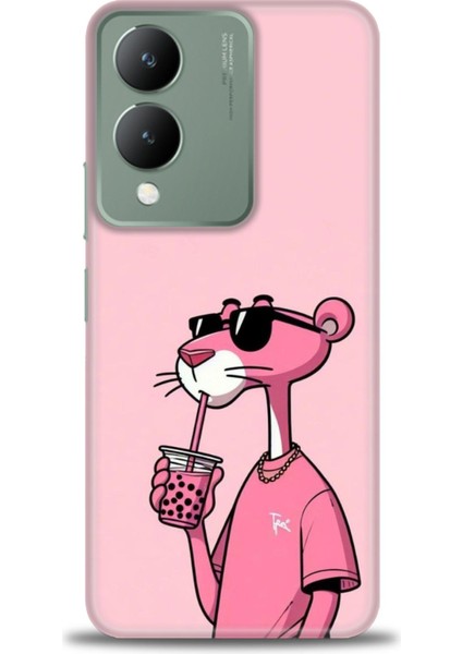 Vivo Y17S Kılıf Hd Baskılı Kılıf + Seramik Tam Kaplayan Ekran Koruyucu 402