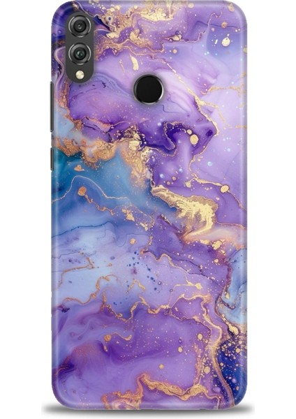 Huawei Honor 8x Kılıf Hd Baskılı Kılıf + Seramik Tam Kaplayan Ekran Koruyucu 311