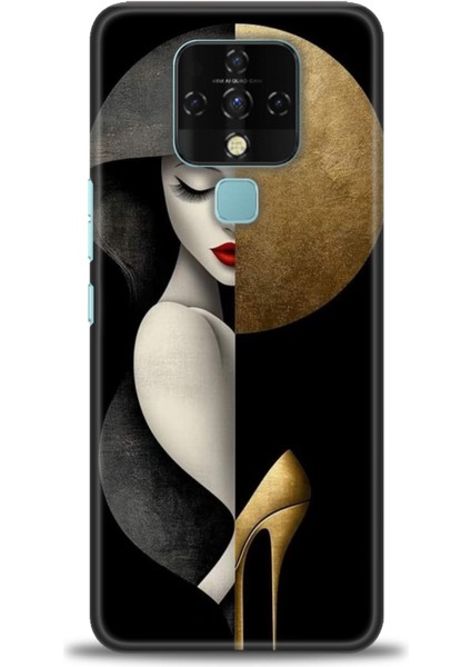 Tecno Camon 16 Kılıf Hd Baskılı Kılıf + Seramik Tam Kaplayan Ekran Koruyucu 147