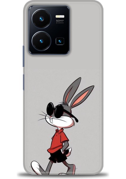 Vivo Y22S Kılıf Hd Baskılı Kılıf + Seramik Tam Kaplayan Ekran Koruyucu 403