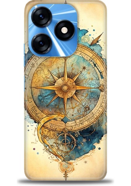 Tecno Spark 10 4g Kılıf Hd Baskılı Kılıf + Seramik Tam Kaplayan Ekran Koruyucu 89