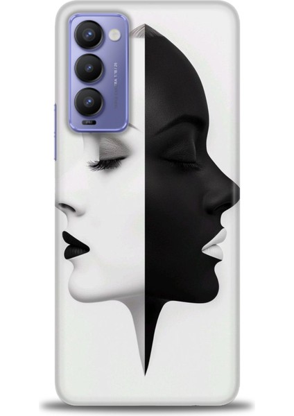 Tecno Camon 18P Kılıf Hd Baskılı Kılıf + Seramik Tam Kaplayan Ekran Koruyucu 141