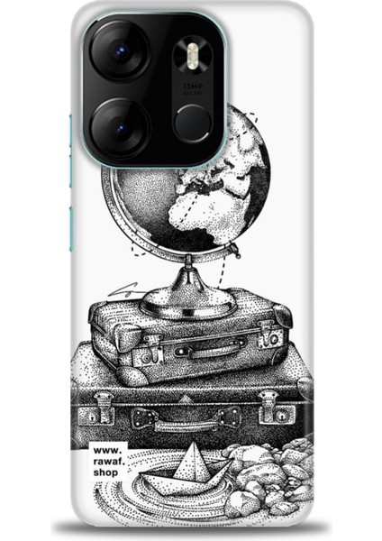 Tecno Spark Go 2023 Kılıf Hd Baskılı Kılıf + Seramik Tam Kaplayan Ekran Koruyucu 83