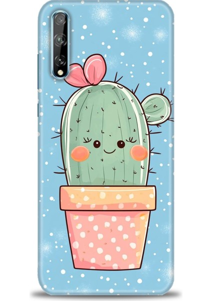 Huawei P Smart S Kılıf Hd Baskılı Kılıf + Seramik Tam Kaplayan Ekran Koruyucu 306