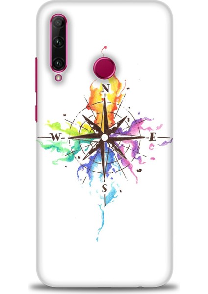 Huawei Honor 20 Lite Kılıf Hd Baskılı Kılıf + Seramik Tam Kaplayan Ekran Koruyucu 88