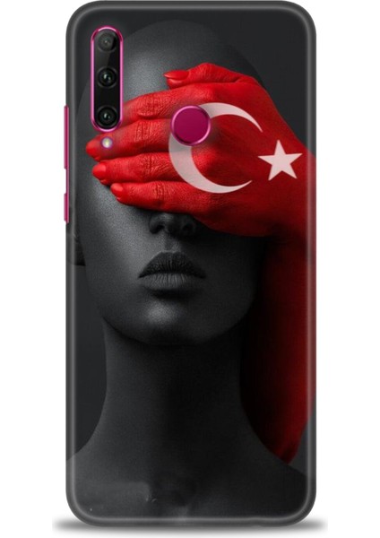Huawei Honor 20 Lite Kılıf Hd Baskılı Kılıf + Seramik Tam Kaplayan Ekran Koruyucu 246