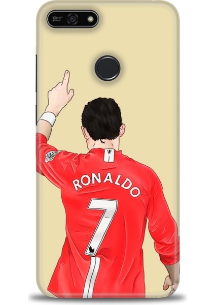 Huawei Honor 7A Kılıf Hd Baskılı Kılıf + Seramik Tam Kaplayan Ekran Koruyucu 3