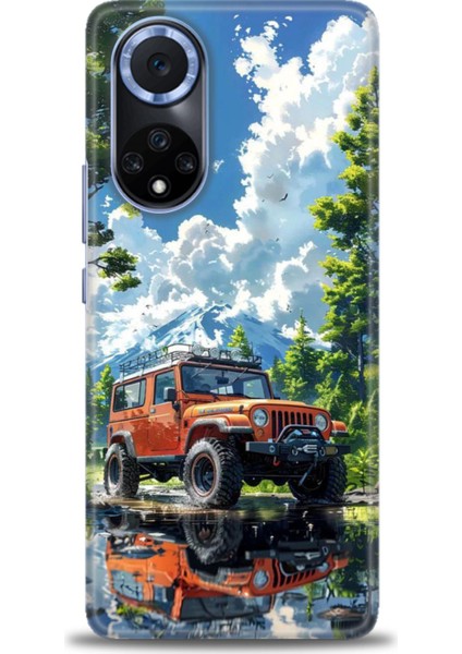 Huawei Honor 50 Kılıf Hd Baskılı Kılıf + Seramik Tam Kaplayan Ekran Koruyucu 107