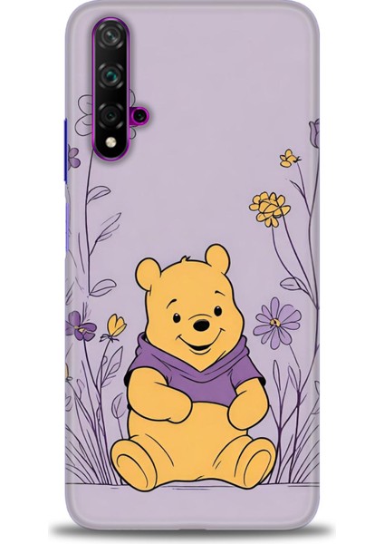 Huawei Nova 5t Kılıf Hd Baskılı Kılıf + Seramik Tam Kaplayan Ekran Koruyucu 55