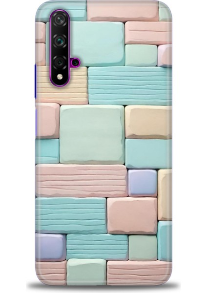 Huawei Nova 5t Kılıf Hd Baskılı Kılıf + Seramik Tam Kaplayan Ekran Koruyucu 440