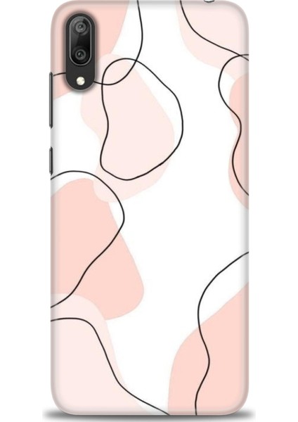 Huawei Y7 Prime 2019 Kılıf Hd Baskılı Kılıf + Seramik Tam Kaplayan Ekran Koruyucu 180