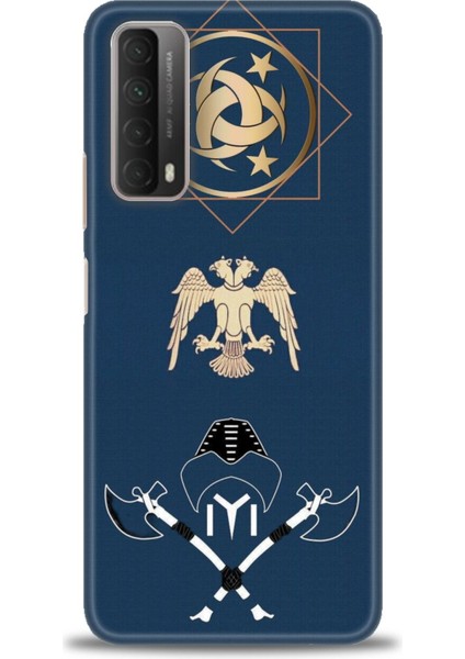 Huawei P Smart 2021 Kılıf Hd Baskılı Kılıf + Seramik Tam Kaplayan Ekran Koruyucu 463