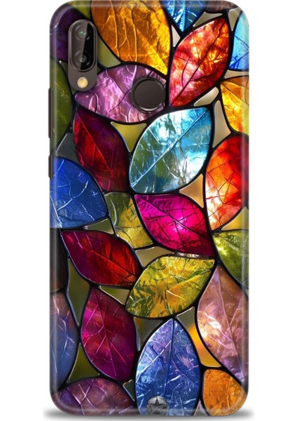 Huawei P20 Lite Kılıf Hd Baskılı Kılıf + Seramik Tam Kaplayan Ekran Koruyucu 339