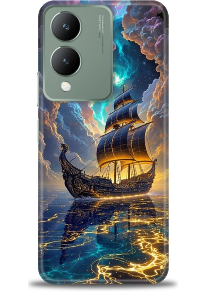 Vivo Y17S Kılıf Hd Baskılı Kılıf + Seramik Tam Kaplayan Ekran Koruyucu 233