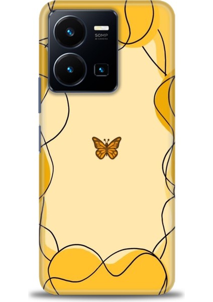 Vivo Y22S Kılıf Hd Baskılı Kılıf + Seramik Tam Kaplayan Ekran Koruyucu 184