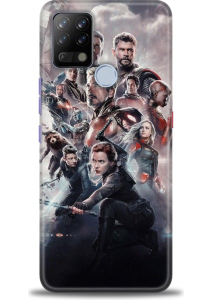 Tecno Pova Kılıf Hd Baskılı Kılıf + Seramik Tam Kaplayan Ekran Koruyucu 99
