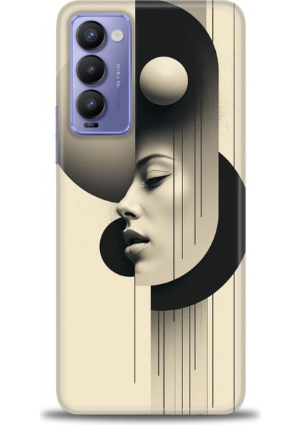 Tecno Camon 18 Kılıf Hd Baskılı Kılıf + Seramik Tam Kaplayan Ekran Koruyucu 149