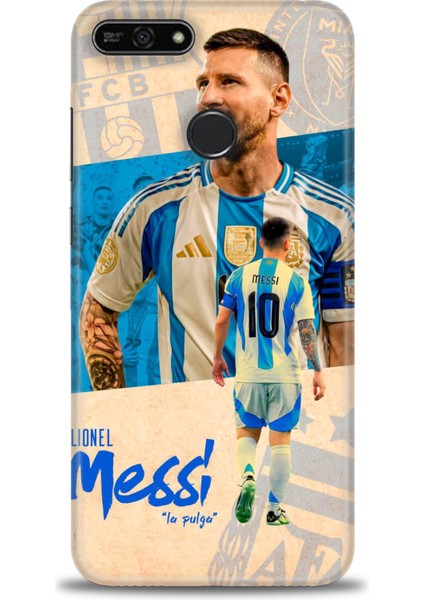 Huawei Honor 7A Kılıf Hd Baskılı Kılıf + Seramik Tam Kaplayan Ekran Koruyucu 20