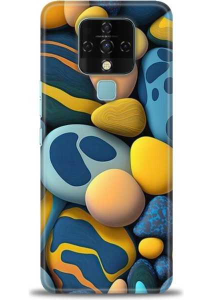 Tecno Camon 16 Kılıf Hd Baskılı Kılıf + Seramik Tam Kaplayan Ekran Koruyucu 343