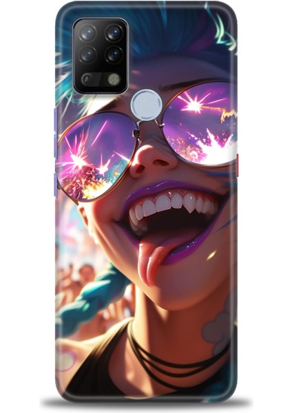 Tecno Pova Kılıf Hd Baskılı Kılıf + Seramik Tam Kaplayan Ekran Koruyucu 273