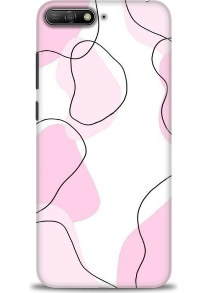 Huawei Y6 2018 Kılıf Hd Baskılı Kılıf + Seramik Tam Kaplayan Ekran Koruyucu 171
