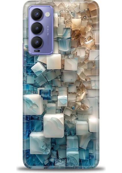 Tecno Camon 18 Kılıf Hd Baskılı Kılıf + Seramik Tam Kaplayan Ekran Koruyucu 326